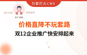 雙12年終大促，價(jià)格直降不玩套路！抗疫三年終結(jié)束，企業(yè)推廣快安排起來~